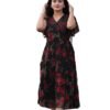 Women's Georgette Printed Dress | Women Midi Dress | One Piece Dress for Women | Dress for Women