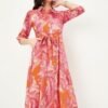 Women's Fit and Flare Knee Length Dress